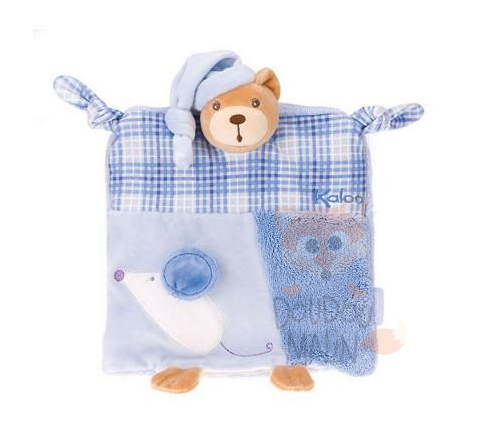  blue handpuppet bear mouse blue 